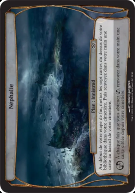 Néphalie, carte Magic OPC2 26 — extension Planechase 2012 Planes