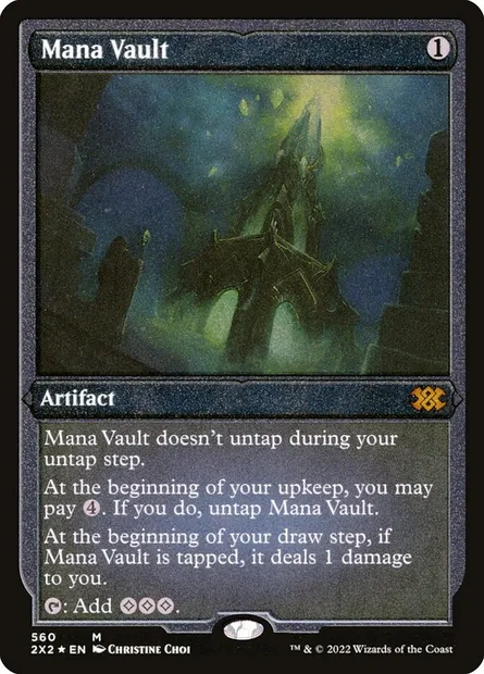 Mana Vault, Magic card 2X2 560 — Double Masters 2022 set