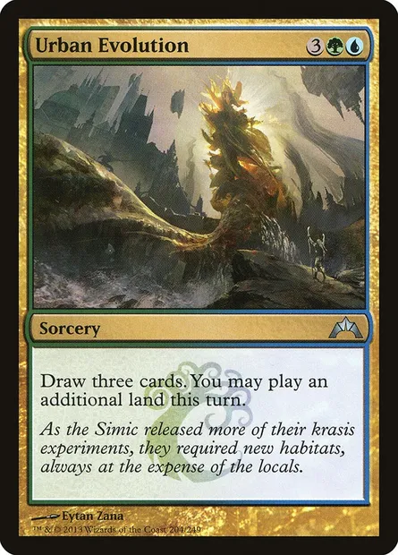 Urban Evolution, Magic card GTC 204 — Gatecrash set