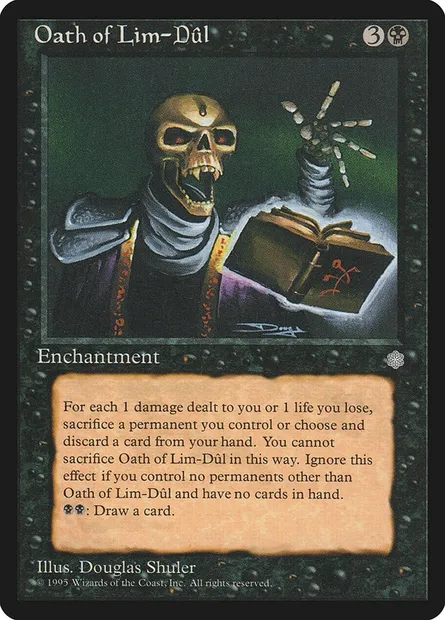 Serment de Lim-Dûl, carte Magic ICE 156 — extension Ere Glaciaire