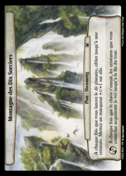 Montagne des Dix Sorciers, carte Magic MOC 66 — extension March of the Machine Commander