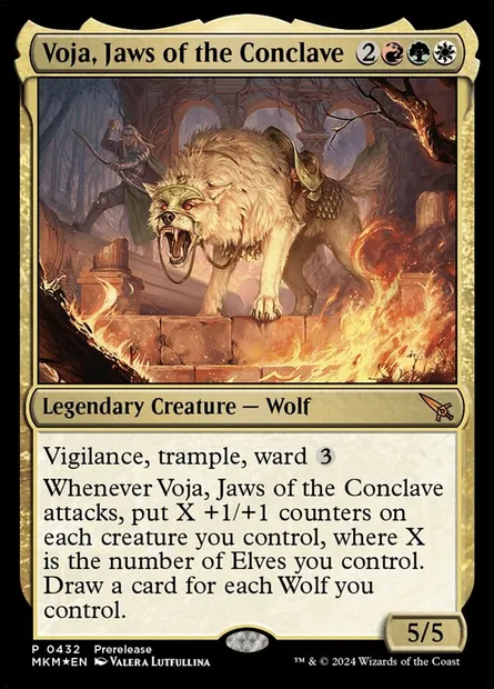 Voja, Jaws of the Conclave, Magic card MKM 432 — Murders at Karlov Manor set