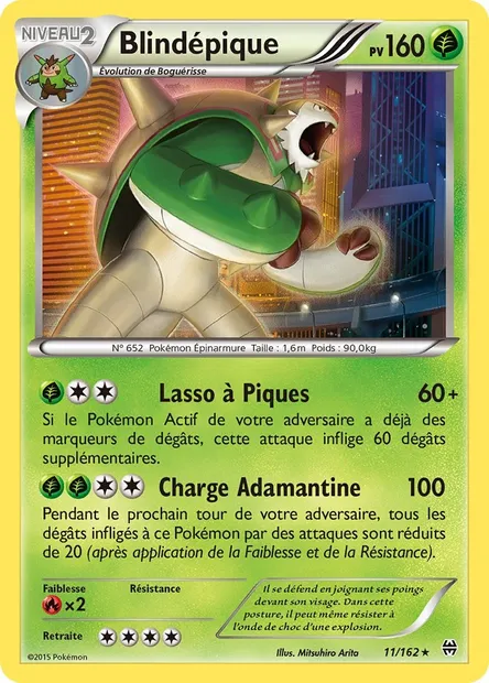 Blindépique, carte Pokémon BKT 11 — extension Impulsion Turbo
