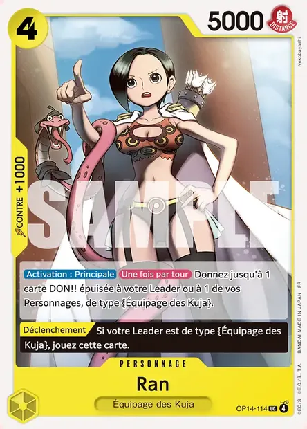 Ran, carte One Piece OP14-114 — extension LES SEPT DE LA MER D'AZUR