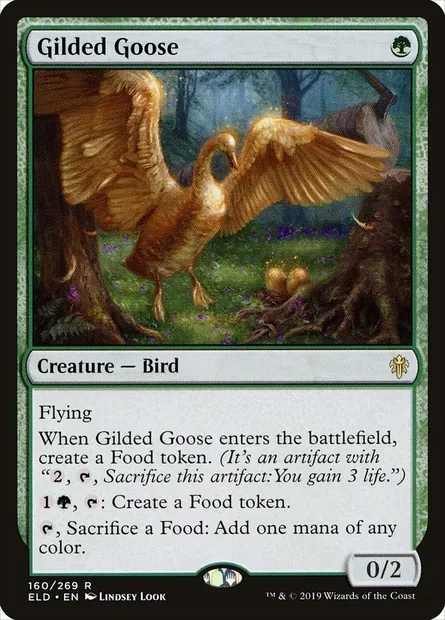 Gilded Goose, Magic card ELD 160 — Throne of Eldraine set