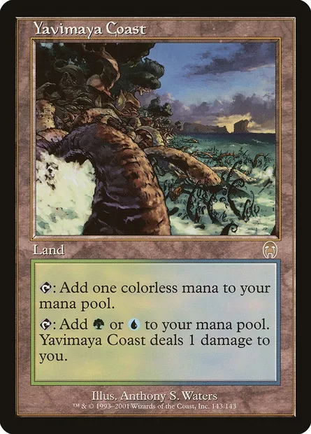 Yavimaya Coast, Magic card APC 143 — Apocalypse set