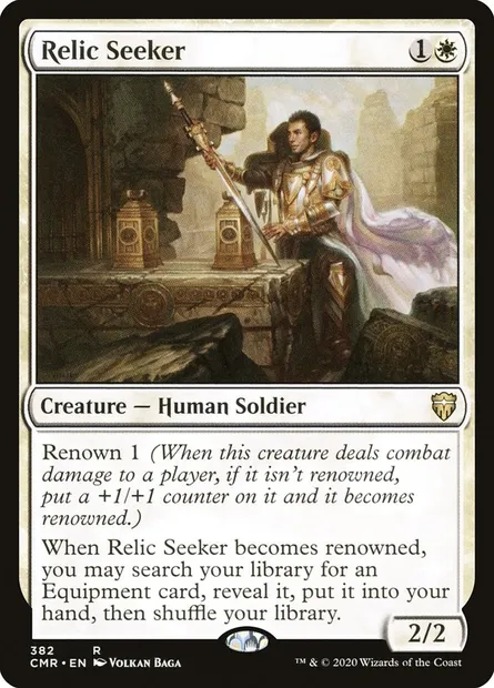 Relic Seeker, Magic card CMR 382 — Commander Legends set
