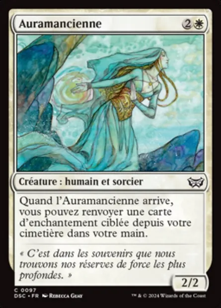 Auramancienne, carte Magic DSC 97 — extension Duskmourn: House of Horror Commander