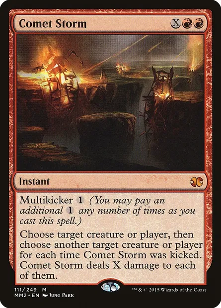 Orage de comètes, carte Magic MM2 111 — extension Modern Masters 2015