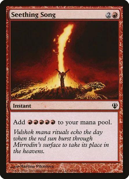 Seething Song, Magic card ARC 46 — Archenemy set