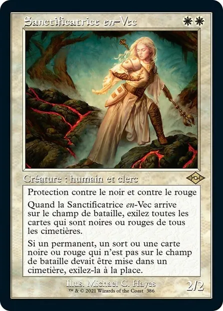 Sanctificatrice en-Vec, carte Magic MH2 386 — extension Horizons du Modern 2