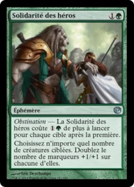 Solidarité des héros, carte Magic JOU 141 — extension Incursion dans Nyx