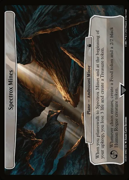 Spectrox Mines, Magic card WHO 599 — Doctor Who set