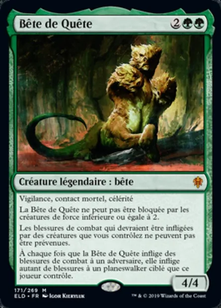 Bête de Quête, carte Magic ELD 171 — extension Throne of Eldraine