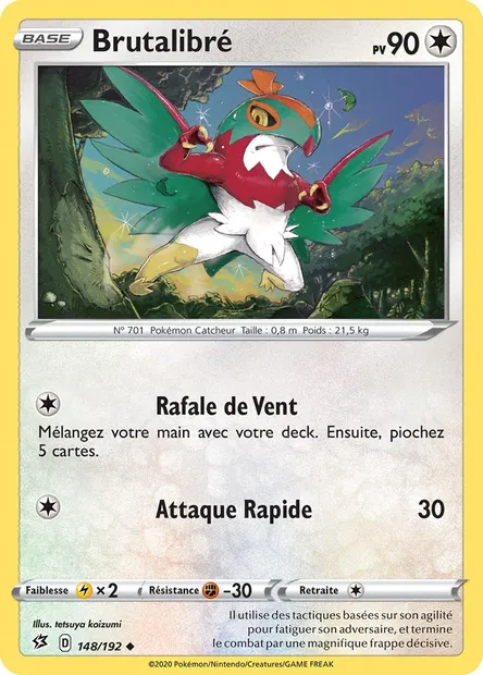Brutalibré, carte Pokémon RCL 148 — extension Clash des Rebelles