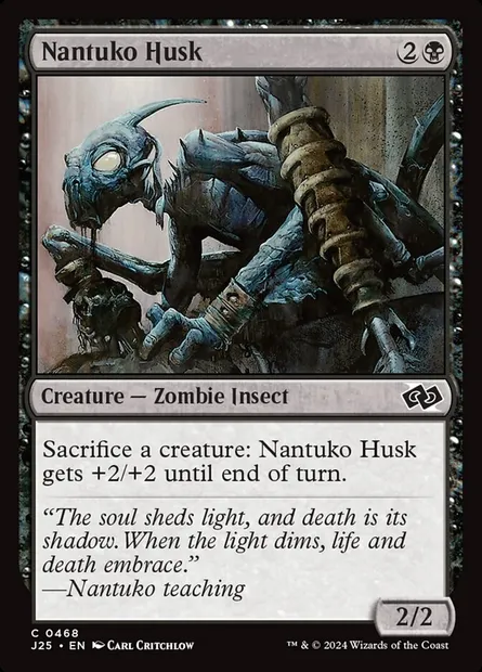 Nantuko Husk, Magic card J25 468 — Foundations Jumpstart set