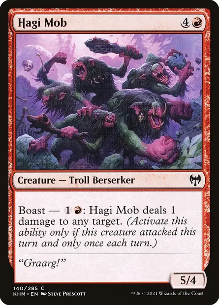 Hagi Mob, Magic card KHM 140 — Kaldheim set