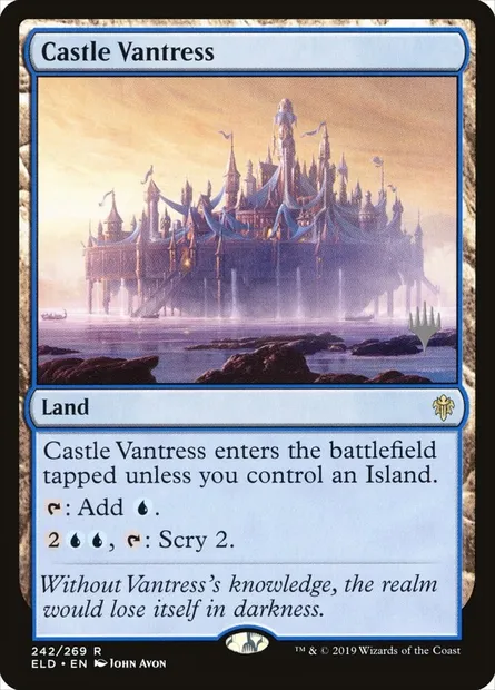 Castle Vantress, Magic card PELD 242p — Throne of Eldraine Promos set