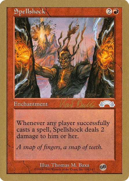 Spellshock, Magic card WC99 kb104sb — World Championship Decks 1999 set