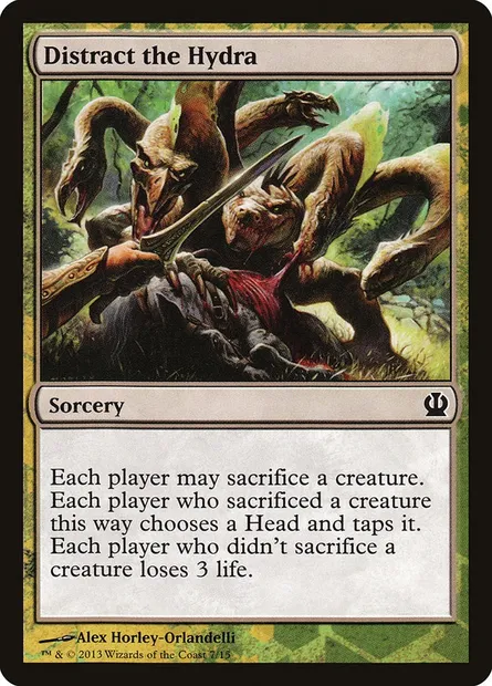 Distract the Hydra, Magic card TFTH 7 — Face the Hydra set