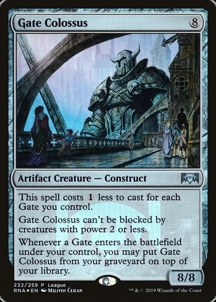 Gate Colossus, Magic card PRNA 232 — Ravnica Allegiance Promos set