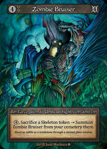 Zombie Bruiser, Sorcery card GOT 205 — Gothic set