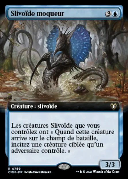 Slivoïde moqueur, carte Magic CMM 759 — extension Commander Masters