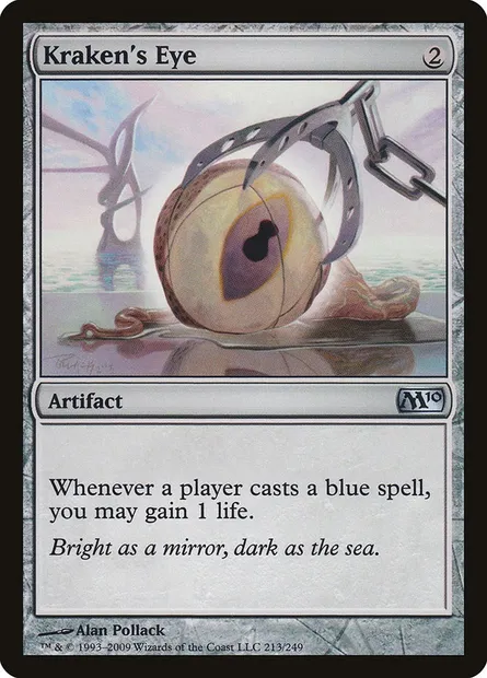 Kraken's Eye, Magic card M10 213 — Magic 2010 set