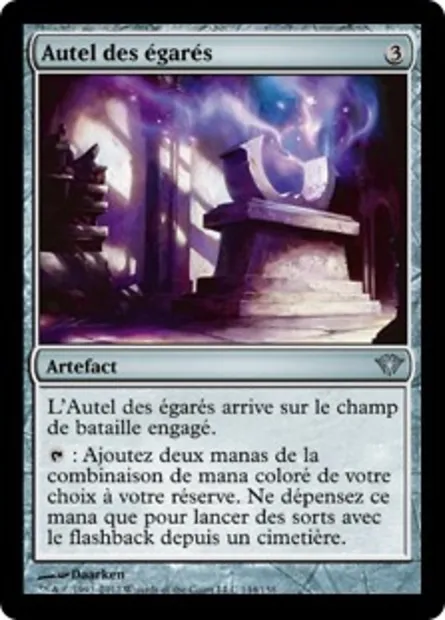 Autel des égarés, carte Magic DKA 144 — extension Obscure Ascension
