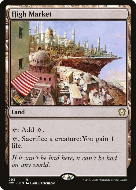High Market, Magic card C21 293 — Commander 2021 set