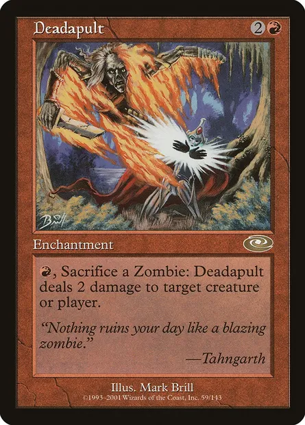 Mortapulte, carte Magic PLS 59 — extension Planeshift