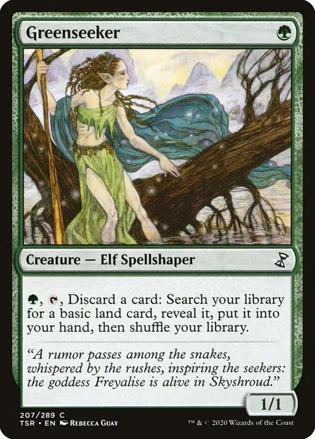 Greenseeker, Magic card TSR 207 — Time Spiral Remastered set