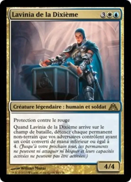 Lavinia de la Dixième, carte Magic DGM 80 — extension Le labyrinthe du dragon