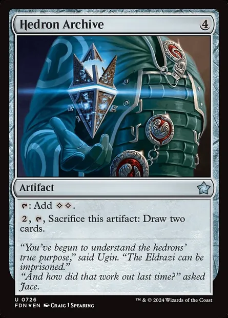 Archive hèdron, carte Magic FDN 726 — extension Foundations