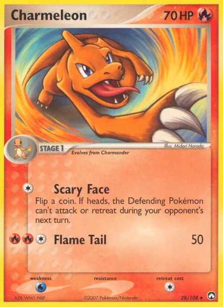 Charmeleon, Pokémon card PK 28 — Power Keepers set