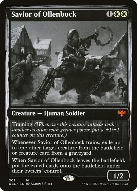 Savior of Ollenbock, Magic card DBL 301 — Innistrad: Double Feature set