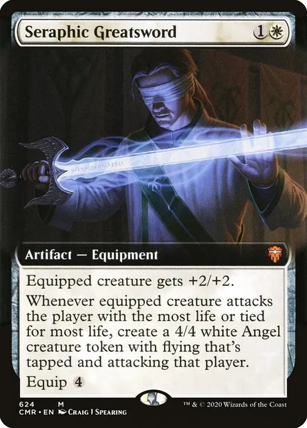 Seraphic Greatsword, Magic card CMR 624 — Commander Legends set