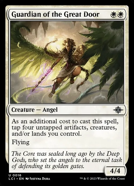 Guardian of the Great Door, Magic card LCI 16 — The Lost Caverns of Ixalan set