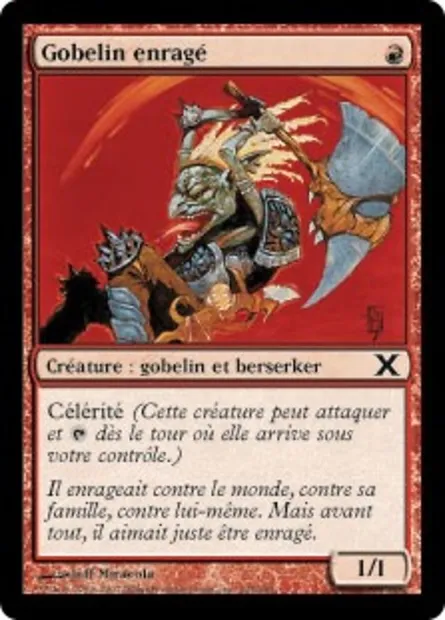 Gobelin enragé, carte Magic 10E 224 — extension Dixième édition