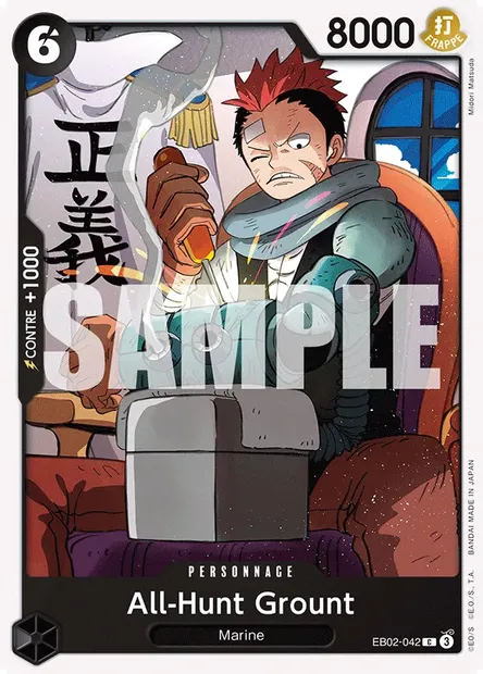 All-Hunt Grount, carte One Piece EB02-042 — extension Anime 25th Collection