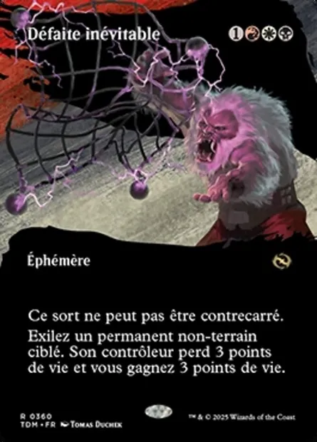 Défaite inévitable, carte Magic TDM 360 — extension Tarkir: Dragonstorm