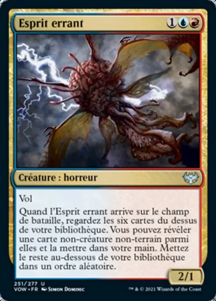 Esprit errant, carte Magic VOW 251 — extension Innistrad : noce écarlate