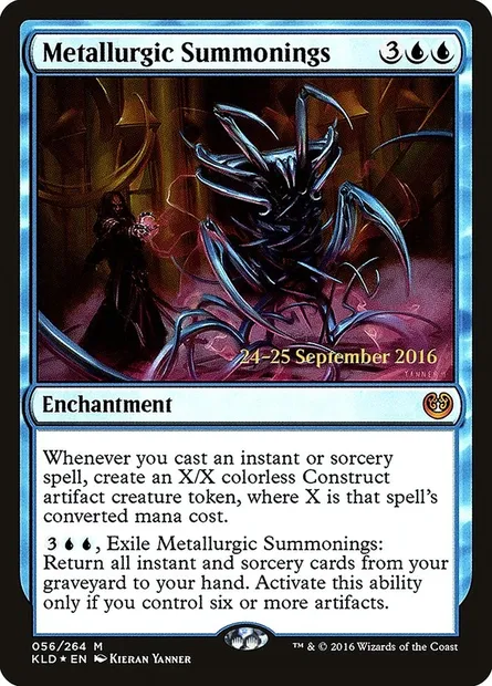 Metallurgic Summonings, Magic card PKLD 56s — Kaladesh Promos set