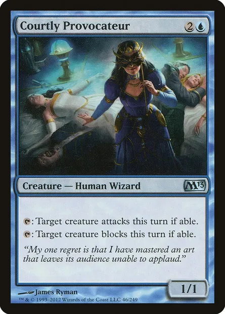 Courtly Provocateur, Magic card M13 46 — Magic 2013 set