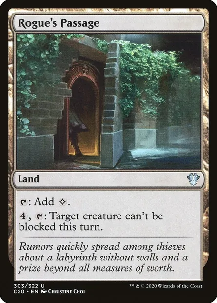 Rogue's Passage, Magic card C20 303 — Commander 2020 set