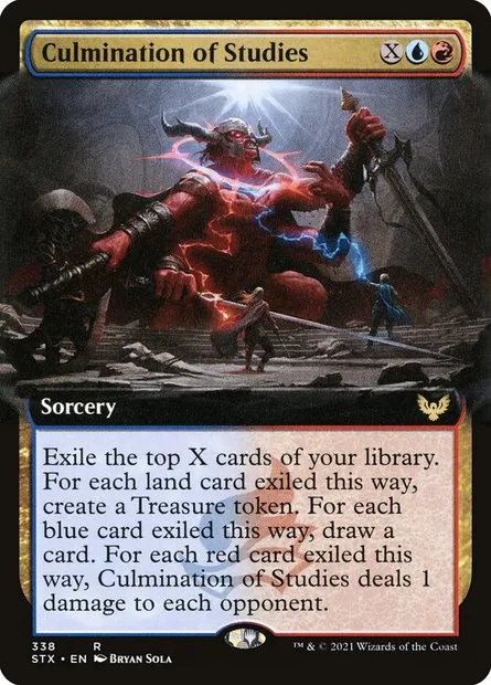 Culmination of Studies, Magic card STX 338 — Strixhaven: School of Mages set