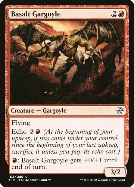 Basalt Gargoyle, Magic card TSR 153 — Time Spiral Remastered set