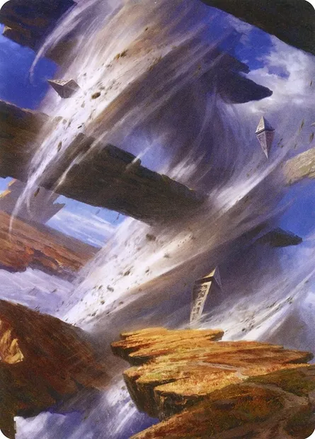 Plains // Plains, Magic card AZNR 8 — Zendikar Rising Art Series set