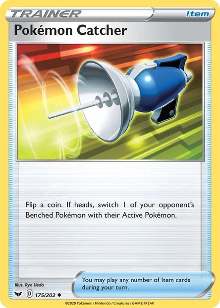 Pokémon Catcher, Pokémon card SSH 175 — Sword & Shield set