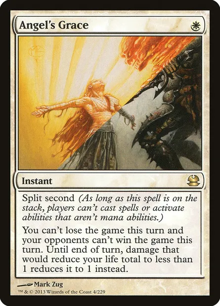 Angel's Grace, Magic card MMA 4 — Modern Masters set